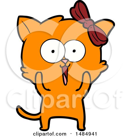 450x470 Cartoon Clipart Ginger Marmalade Kitty Cat By Lineartestpilot