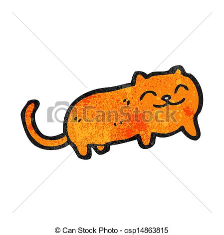 449x470 Cartoon Ginger Cat Vector Clip Art