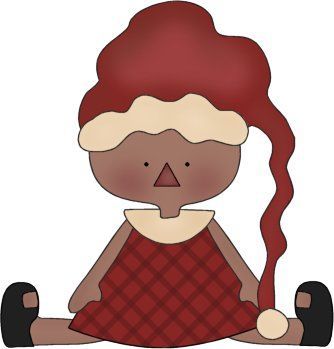 334x349 Christmas Little Girl Clip Art Clip Art