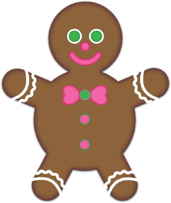 340x405 Gingerbread Boy Clip Art Clipart Panda
