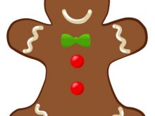 220x165 Gingerbreadman Clipart Gingerbread Man Wearing A Bow Tie Clip Art
