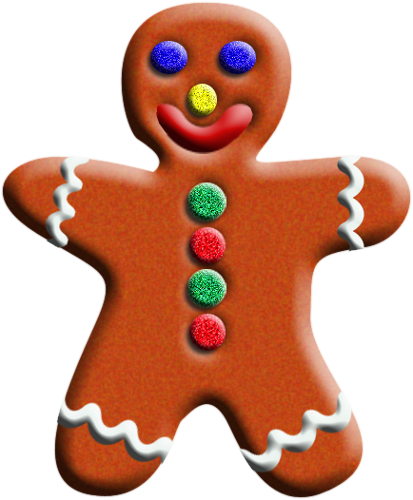 413x500 Free Gingerbread Man Clip Art 10