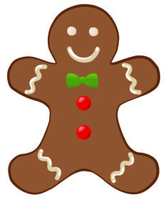 236x280 Gingerbread Clipart Free