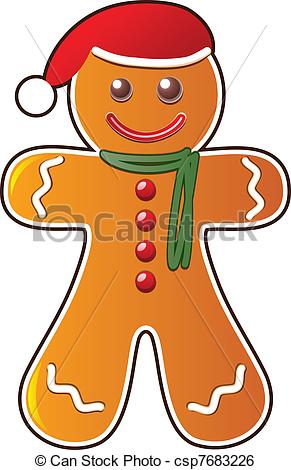 291x470 Vector Gingerbread Cookie Clip Art Vector