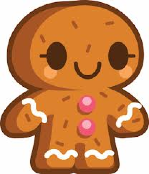 510x596 Gingerbread Person Clip Art