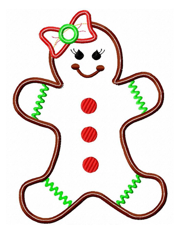 736x946 Gingerbread Girl Clip Art