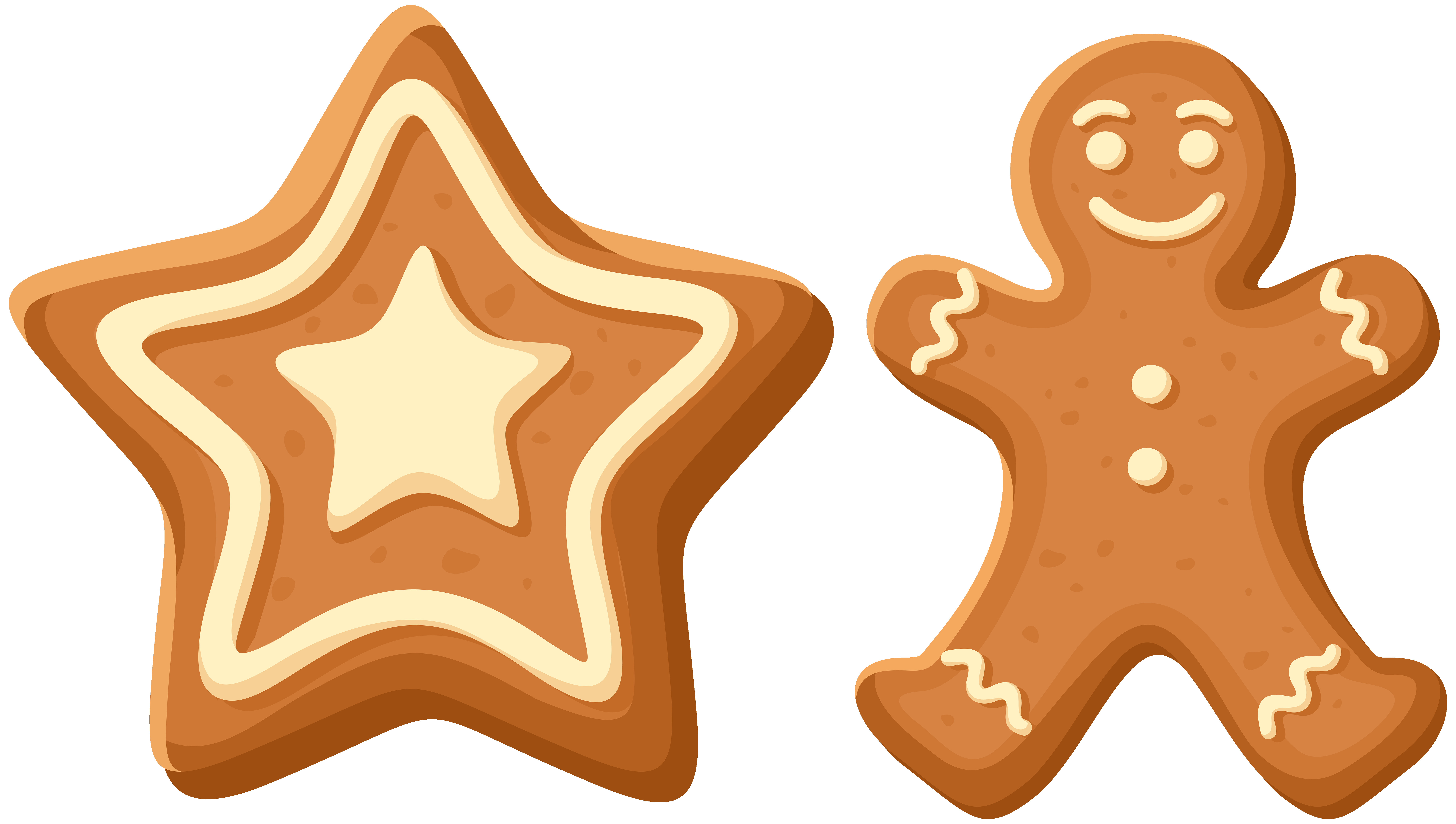8000x4530 Gingerbread Cookies Clipart Thatswhatsup