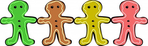 483x150 Top 61 Gingerbread Man Clip Art