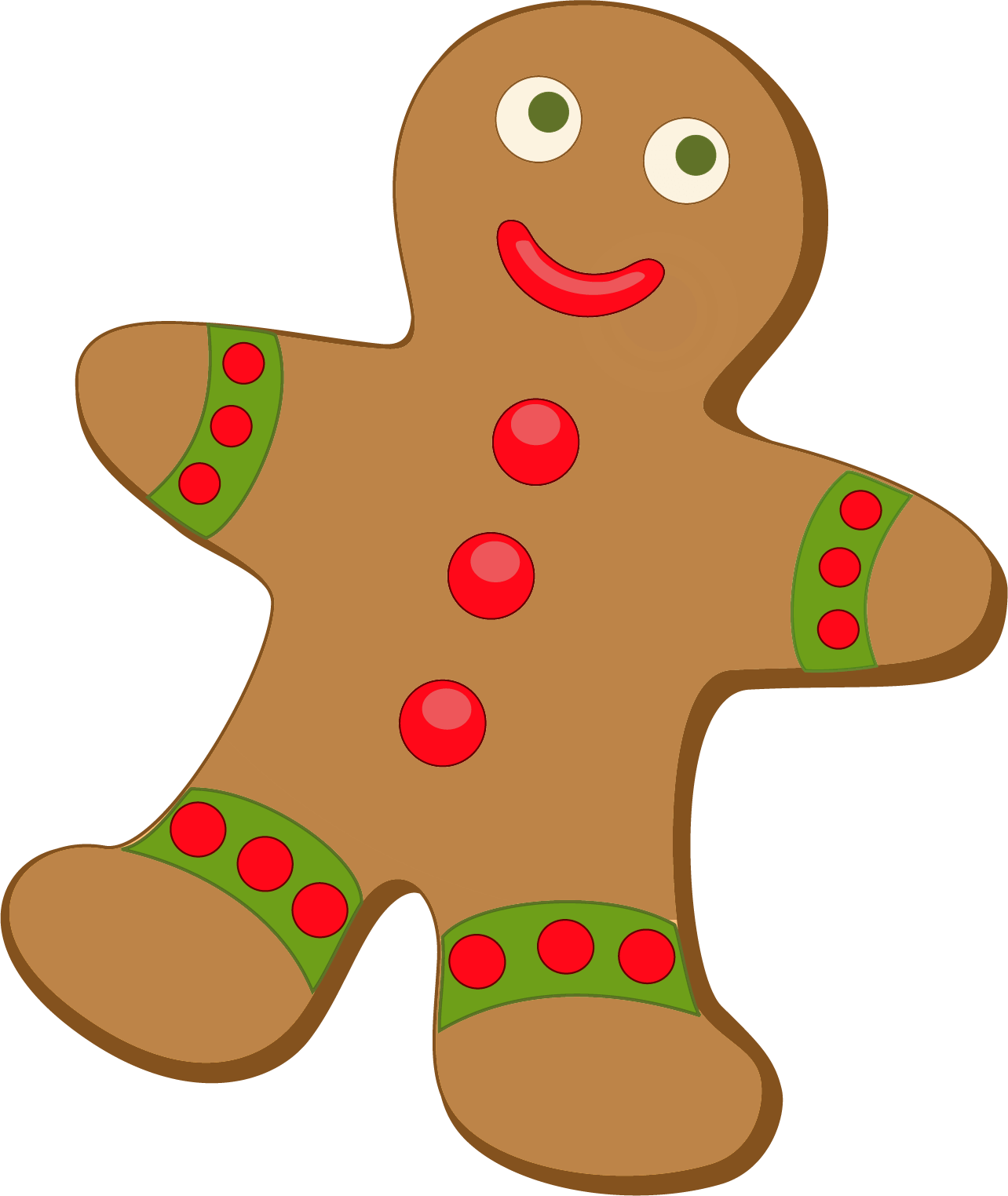 1284x1524 Cute Gingerbread Cliparts