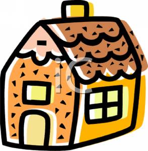 294x300 Cartoon Of A Gingerbread House