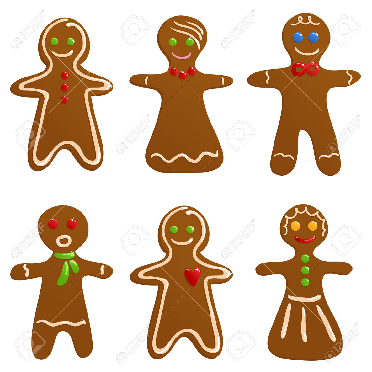 1300x1300 Clipart Gingerbread Man Gingerbread Man Clipart