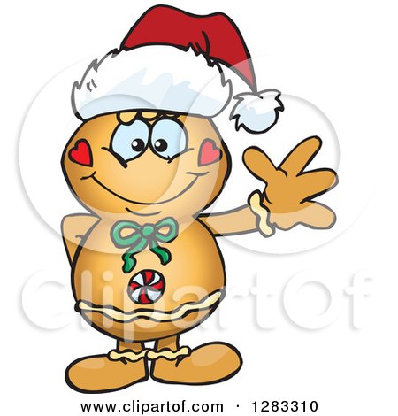 450x470 Clipart Of A Happy Gingerbread Man Giving A Thumb Up