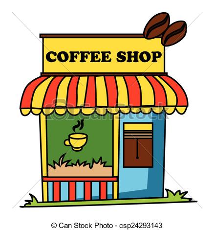 438x470 Coffee House Clipart