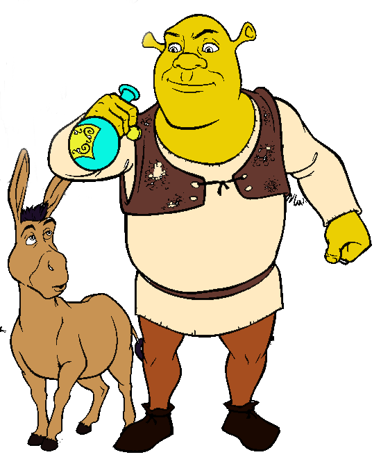 549x658 Free Clipart Shrek