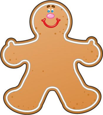 350x392 Gingerbread Men Clipart