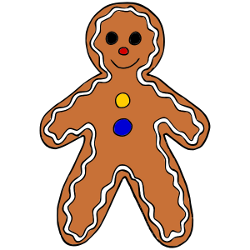 250x250 Gingerbread Man Tooth Fairy Pictures Clip Art Image