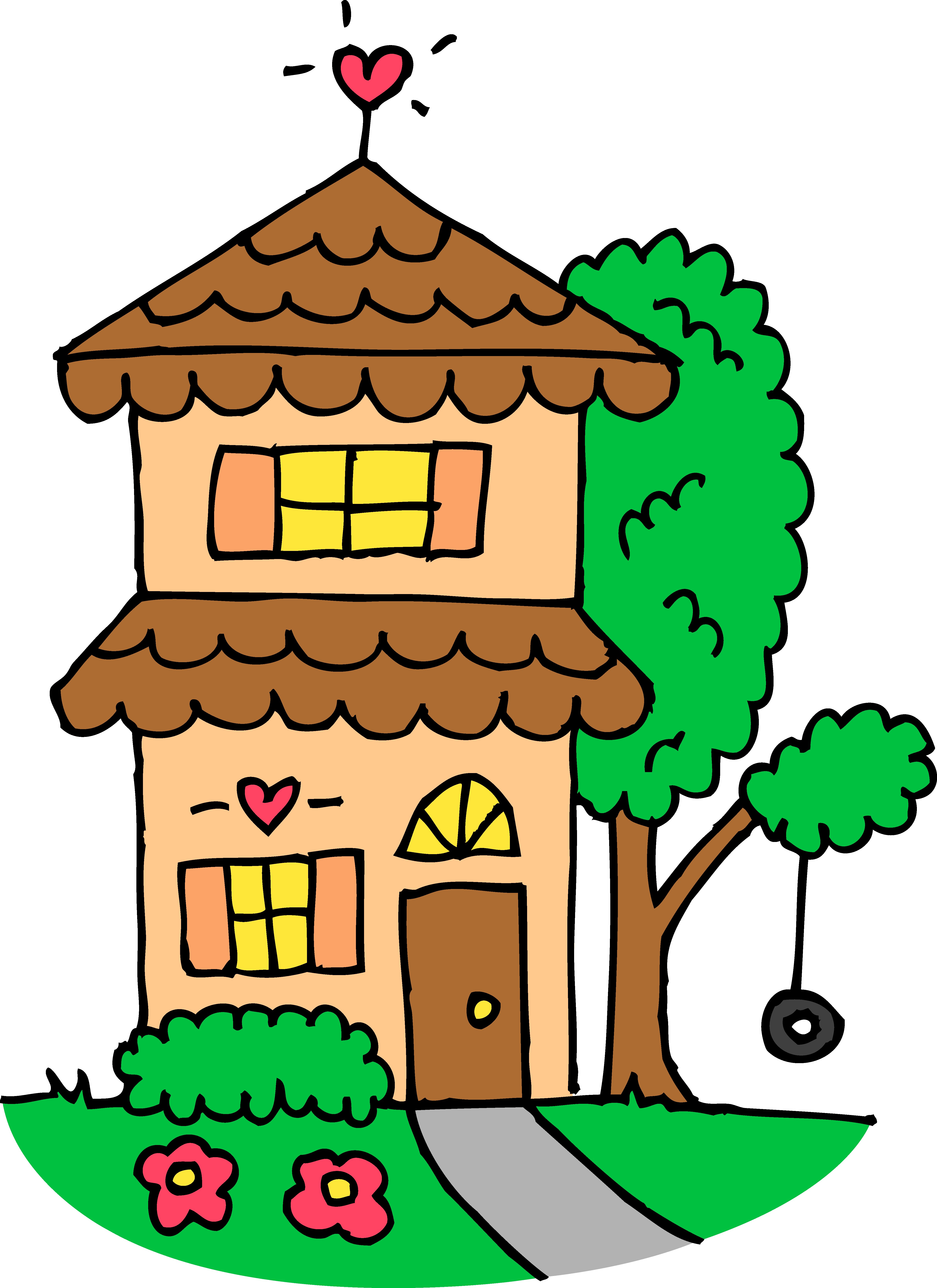4844x6656 Cute School House Clipart Images On Page 0 Yanhe Clip Art