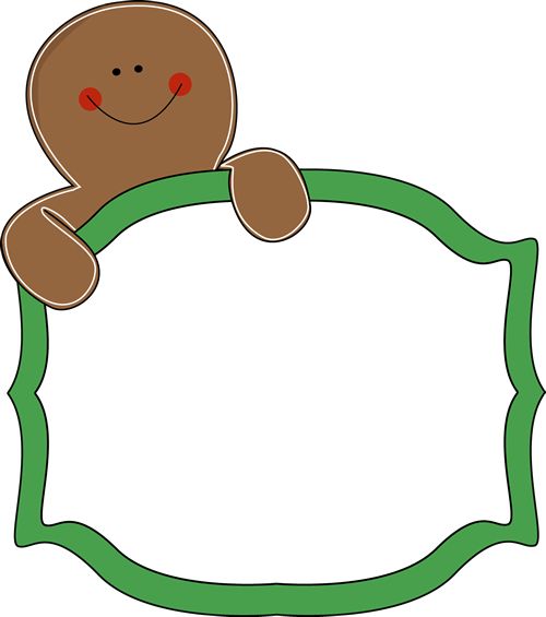 500x565 Blank Gingerbread Man Clipart Collection