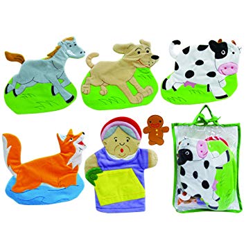 355x355 Gingerbread Man Hand Puppet Story Set Amazon.co.uk Toys Amp Games