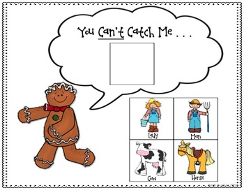 350x272 Catch Me If You Can! A Gingerbread Man Story Companion Tpt