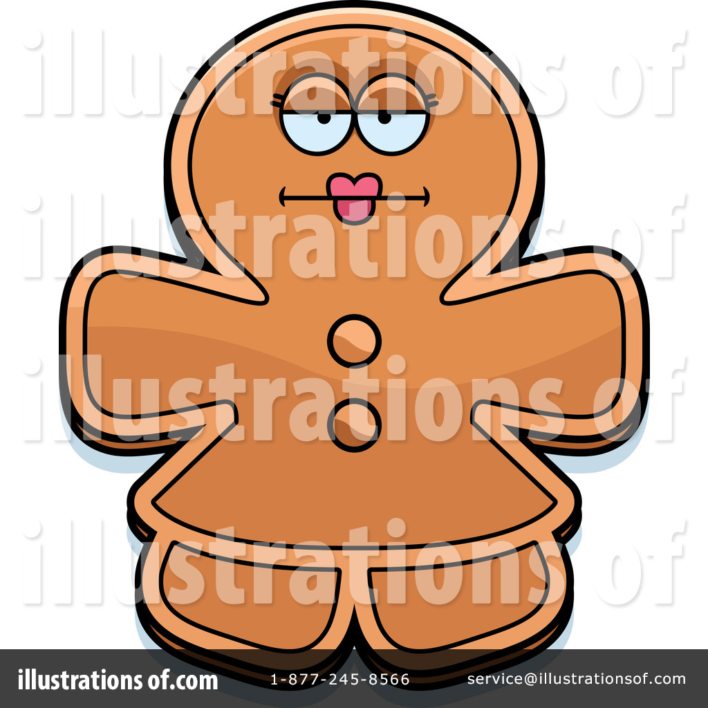 1024x1024 Gingerbread Woman Clipart