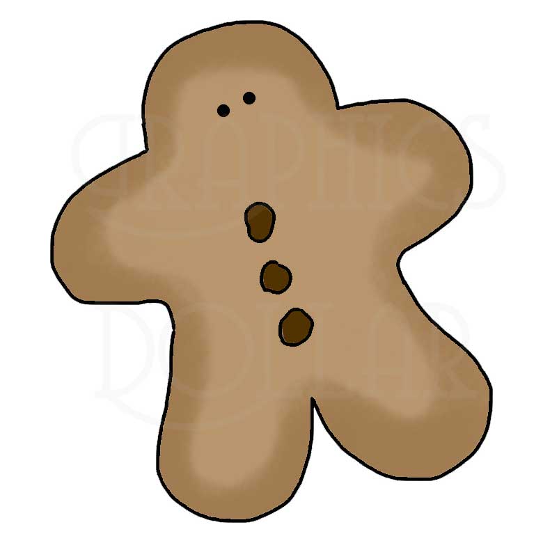 780x780 Gingerbread Clipart Love