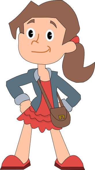 330x592 Cartoon Girl Cute Little Girl Cartoon Images Free Download Clip