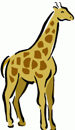 245x425 Giraffe Clipart Free