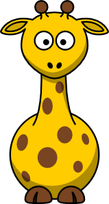 159x298 Cartoon Giraffe Clip Art