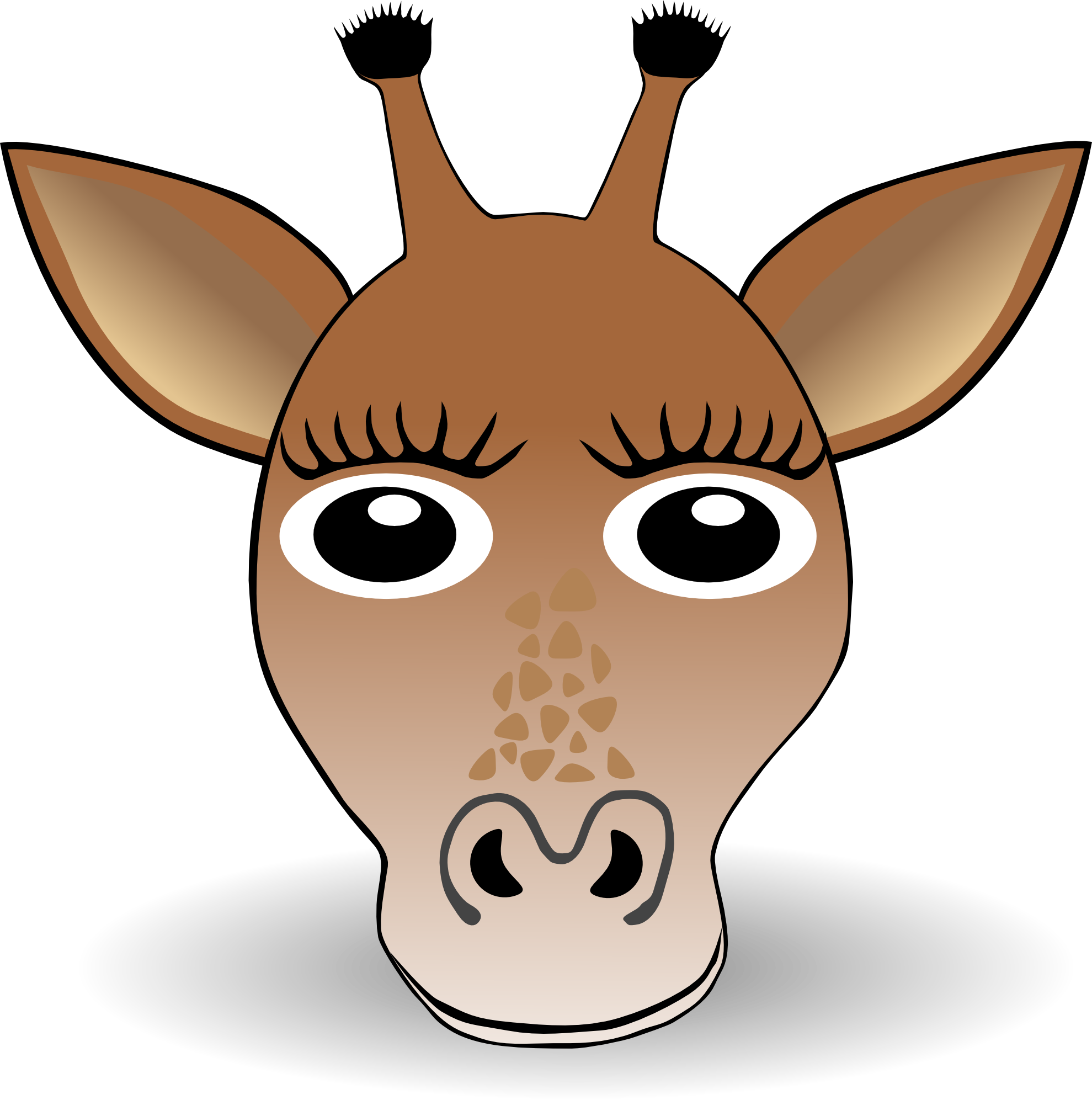 1979x1993 Clip Art Giraffe 1 Face Clipart Panda