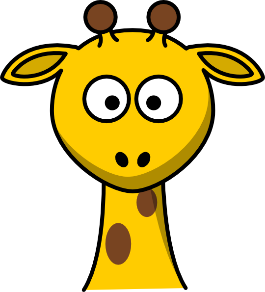 540x595 Giraffe Head No Body Clip Art