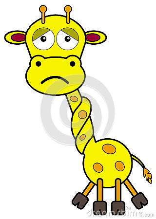 320x450 Sad Clipart Giraffe