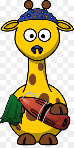 260x520 Baby Giraffes Free Clip Art