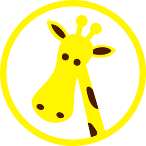 300x300 Cartoon Giraffe Head Clip Art