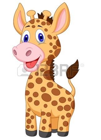 325x450 Cute Baby Giraffe Cartoon Giraffes Baby Giraffes