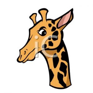 300x300 Giraffe Head Clipart Picture Of A Head Of A Giraffe In A Vector