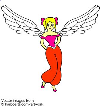 335x355 Download Cartoon Girl Angel
