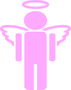 234x298 Pink Girl Angel Clip Art