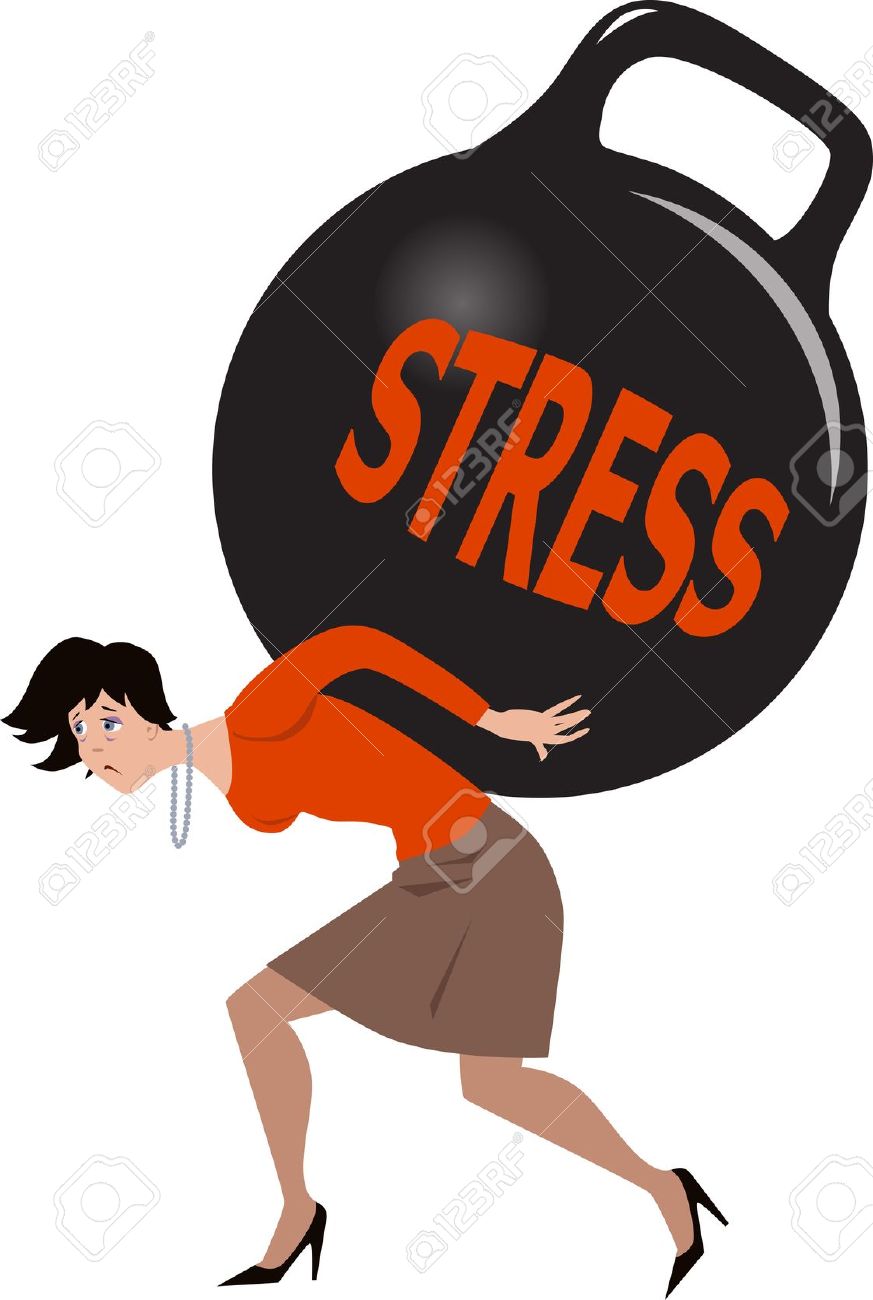 873x1300 Girl Clipart Stress
