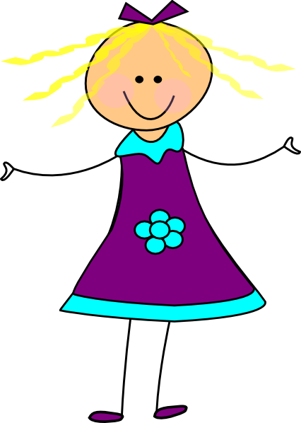 426x598 Clip Art Girl Clipart 3 Image 1