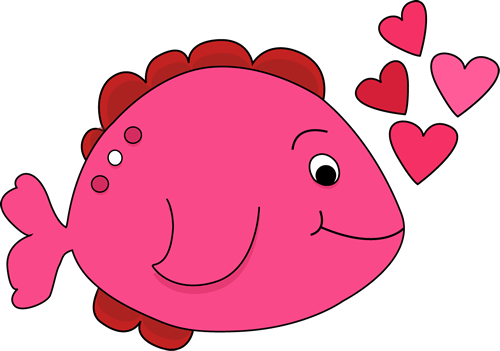 500x351 Clip Art Fish Heart