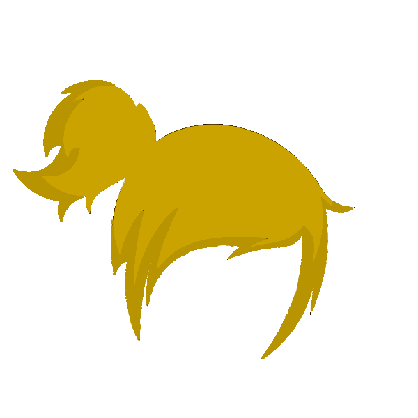 600x600 Girl Hair With Ponytail Clipart By Matiseli