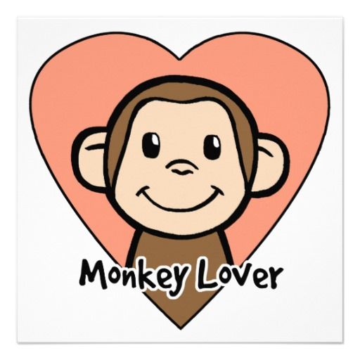 512x512 Cute Cartoon Clip Art Smile Monkey Love In Heart Monkey, Clip