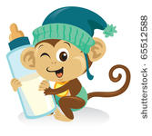 167x150 Spider Monkey Clip Art