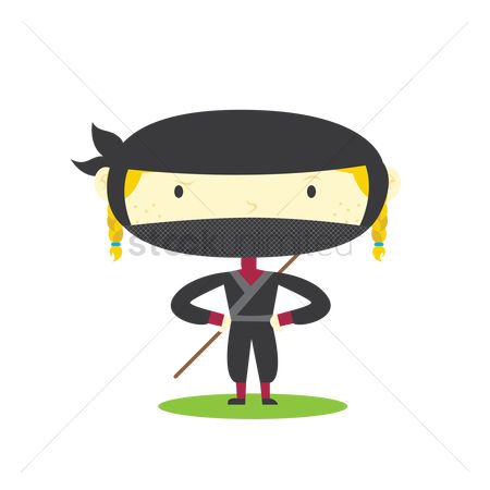 Girl Ninja Clipart at GetDrawings | Free download