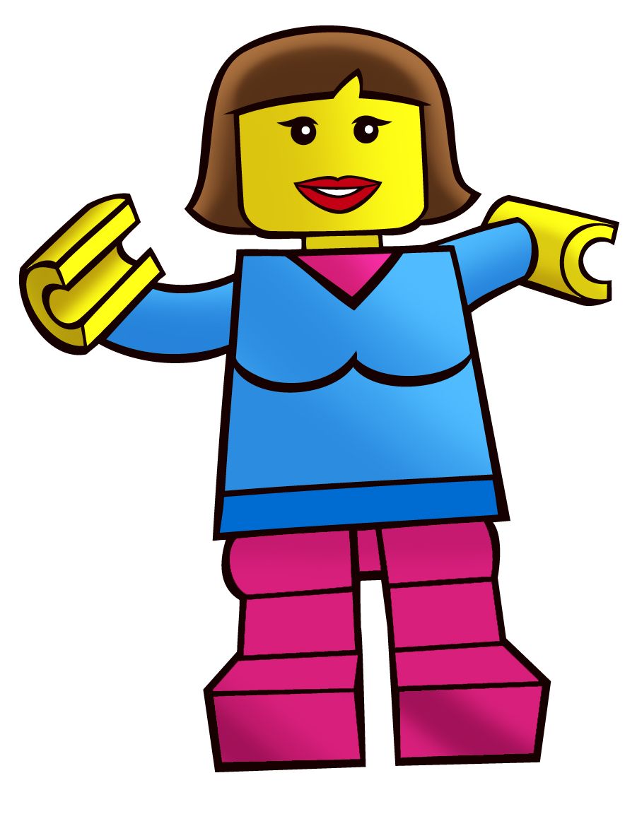 901x1152 Lego Clip Art