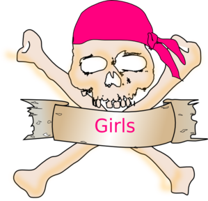 299x288 Girl Pirate Clip Art