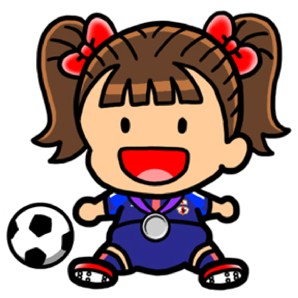 600x600 Girl Soccer Player Clip Art