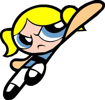 350x335 Free Power Puff Girl Burbujas Clipart And Vector Graphics