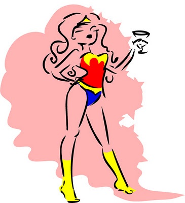 365x400 Super Girl Clipart Muscle Woman